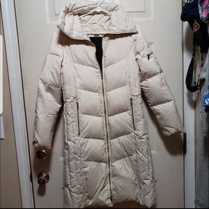 Michael kors puffy long coat